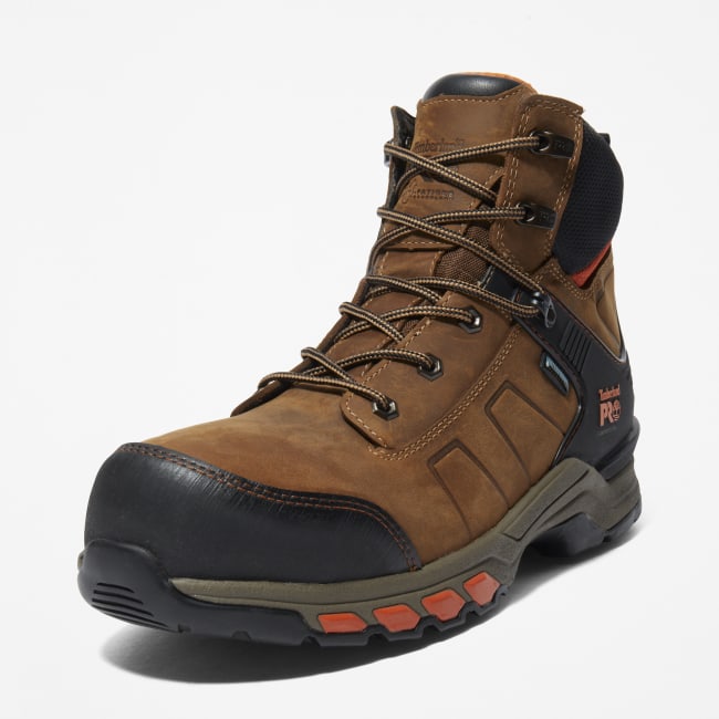 Timberland PRO® Hypercharge 6 Inch Composite Safety Toe Work Boot for Men in Brown