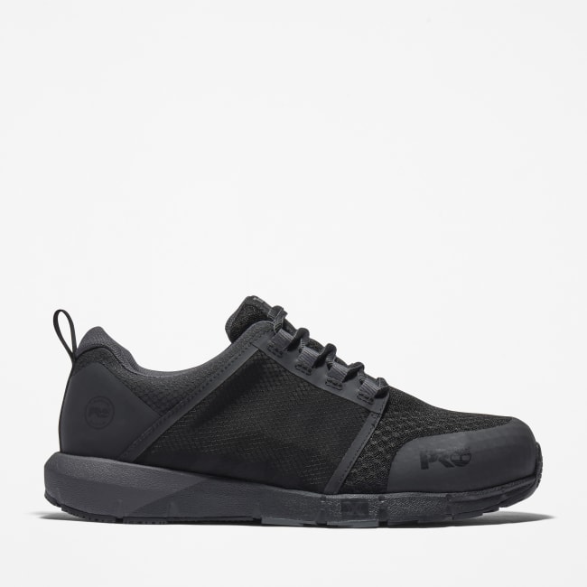 Radius Alloy-Toe Work Shoe for Men in Black