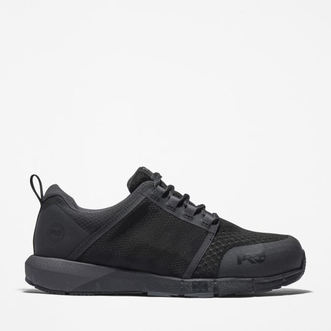 Radius Alloy-Toe Work Shoe for Men in Black