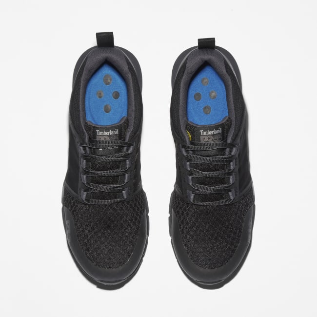Radius Alloy-Toe Work Shoe for Men in Black