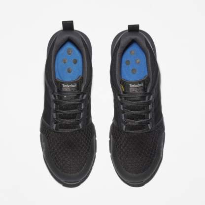 Radius Alloy-Toe Work Shoe for Men in Black
