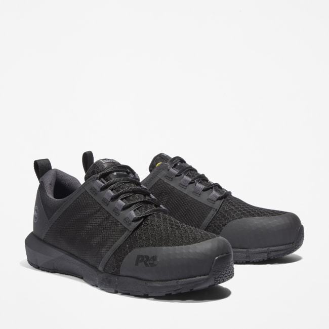 Radius Alloy-Toe Work Shoe for Men in Black