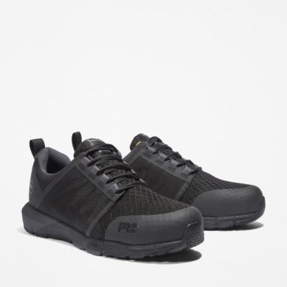Radius Alloy-Toe Work Shoe for Men in Black