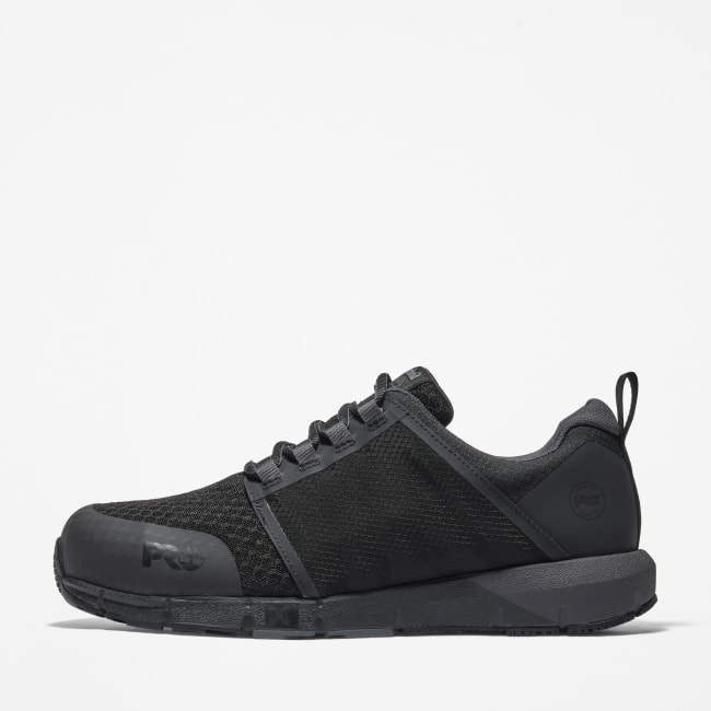 Radius Alloy-Toe Work Shoe for Men in Black