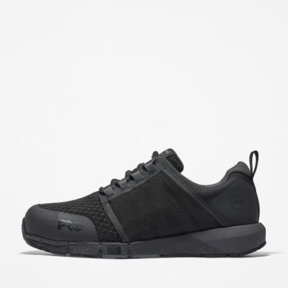 Radius Alloy-Toe Work Shoe for Men in Black