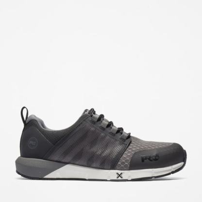 Radius Alloy-Toe Work Shoe for Men in Grey