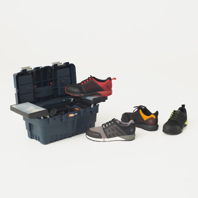 Radius Alloy-Toe Work Shoe for Men in Grey