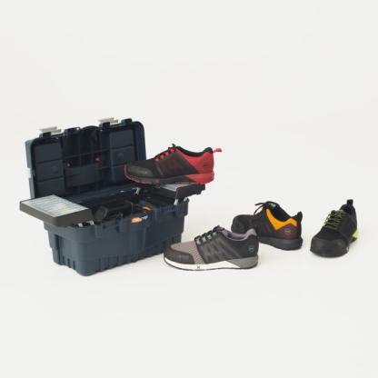Radius Alloy-Toe Work Shoe for Men in Grey