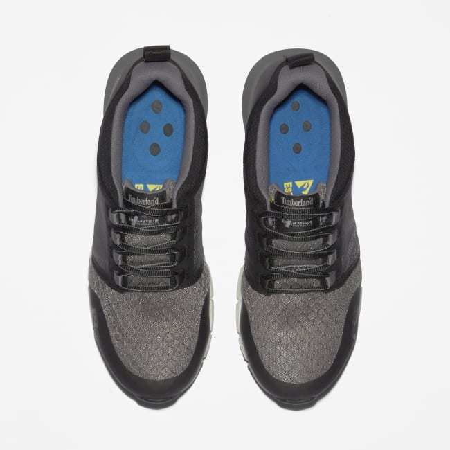 Radius Alloy-Toe Work Shoe for Men in Grey