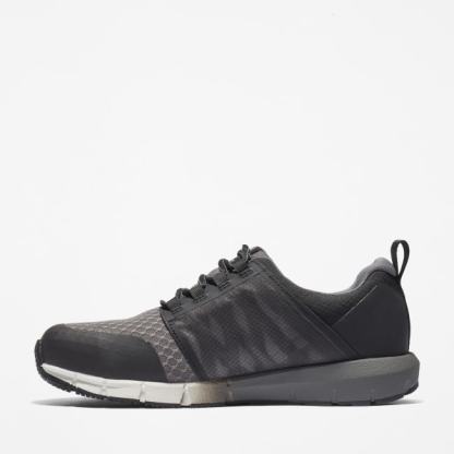 Radius Alloy-Toe Work Shoe for Men in Grey