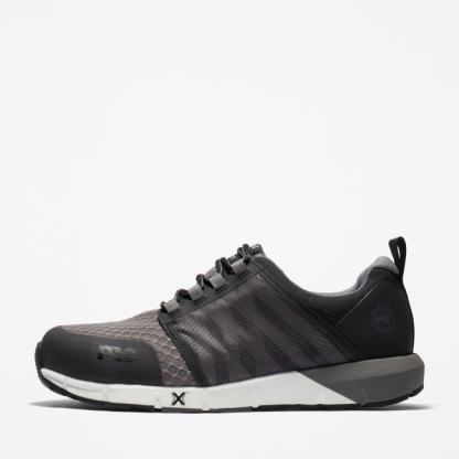 Radius Alloy-Toe Work Shoe for Men in Grey