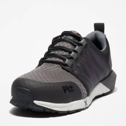 Radius Alloy-Toe Work Shoe for Men in Grey