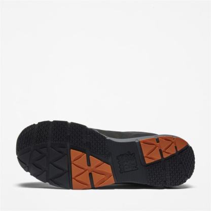 Radius Alloy-Toe Work Shoe for Men in Black and Orange