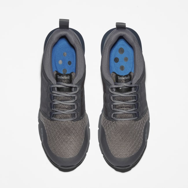 Radius Alloy-Toe Work Shoe for Men in Grey and Blue