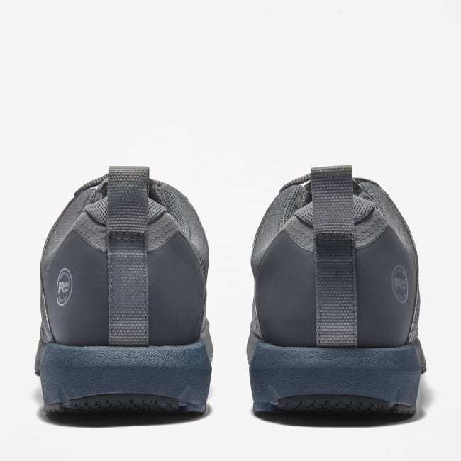 Radius Alloy-Toe Work Shoe for Men in Grey and Blue