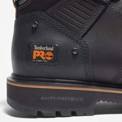 Ballast 6 Inch Comp-toe Work Boot for Men in Black