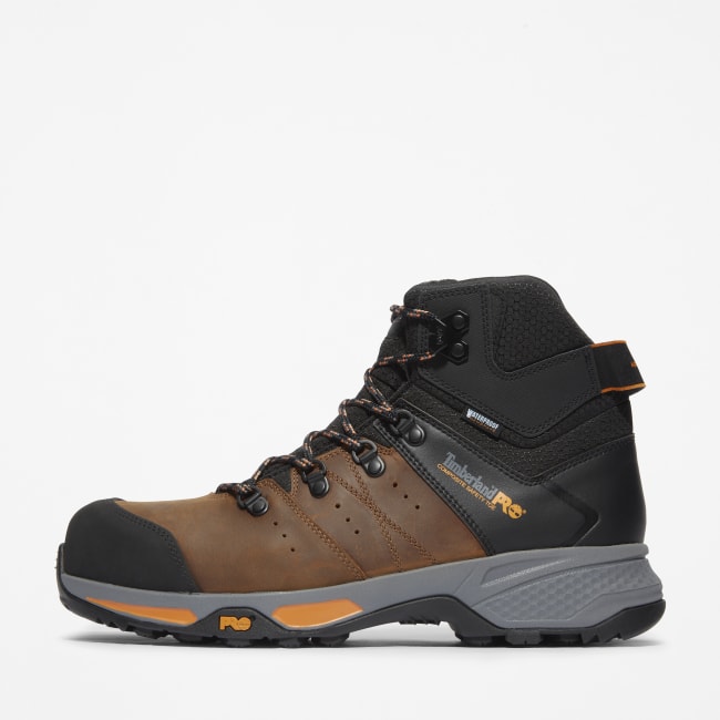 Switchback Composite-Toe Work Hiker for Men in Brown