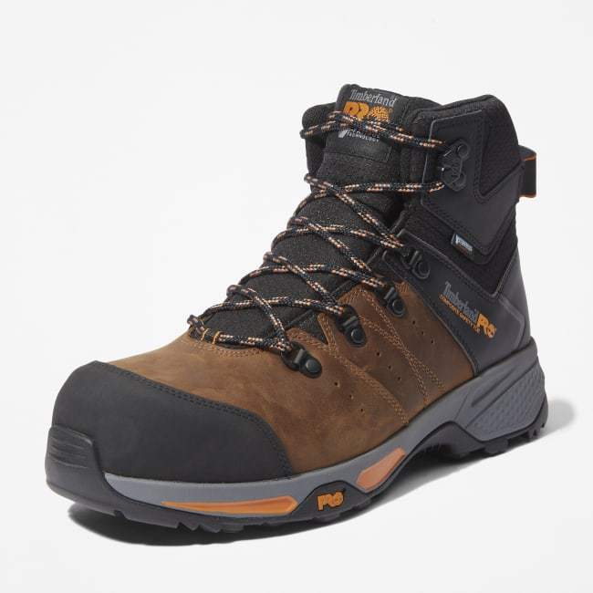 Switchback Composite-Toe Work Hiker for Men in Brown