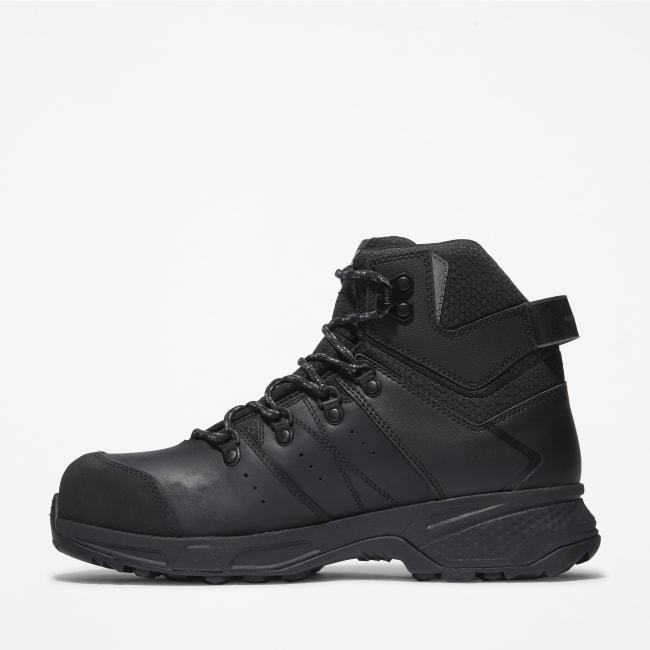 Switchback Composite-Toe Work Hiker for Men in Black