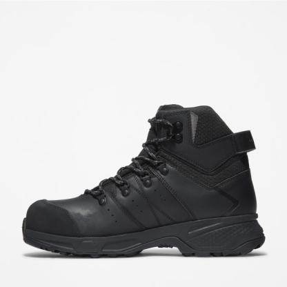 Switchback Composite-Toe Work Hiker for Men in Black