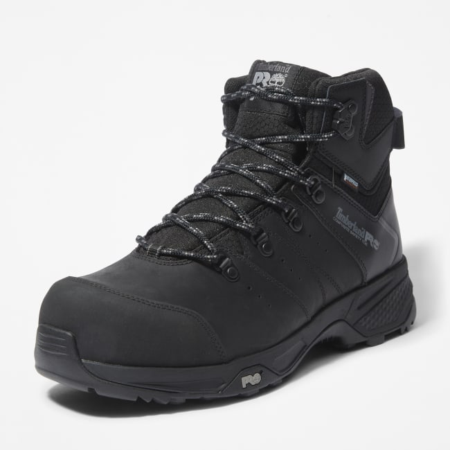 Switchback Composite-Toe Work Hiker for Men in Black