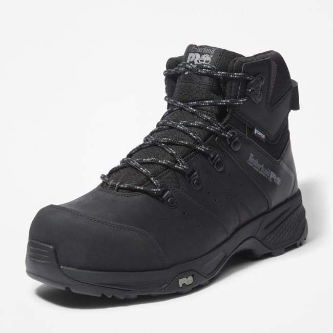 Switchback Composite-Toe Work Hiker for Men in Black