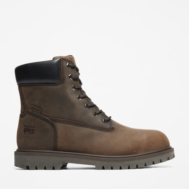 Timberland PRO® Iconic Waterproof Alloy Safety-Toe Work Boot for Men in Brown