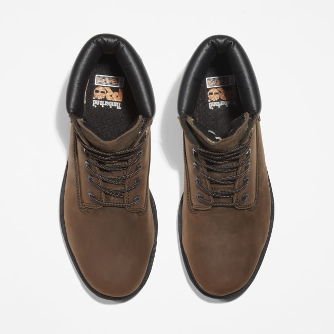 Timberland PRO® Iconic Waterproof Alloy Safety-Toe Work Boot for Men in Brown