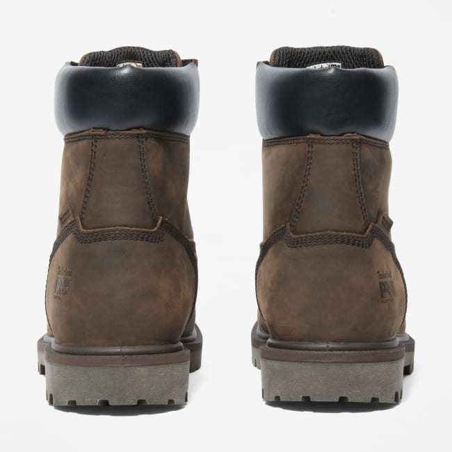 Timberland PRO® Iconic Waterproof Alloy Safety-Toe Work Boot for Men in Brown