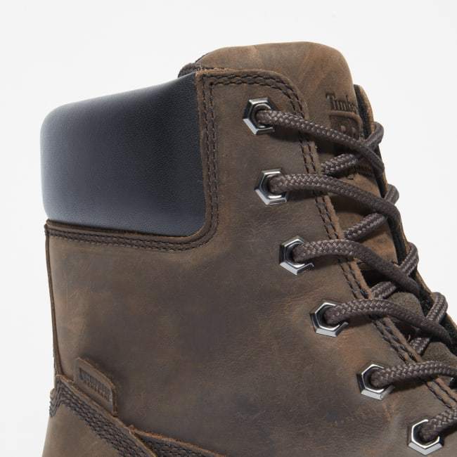 Timberland PRO® Iconic Waterproof Alloy Safety-Toe Work Boot for Men in Brown