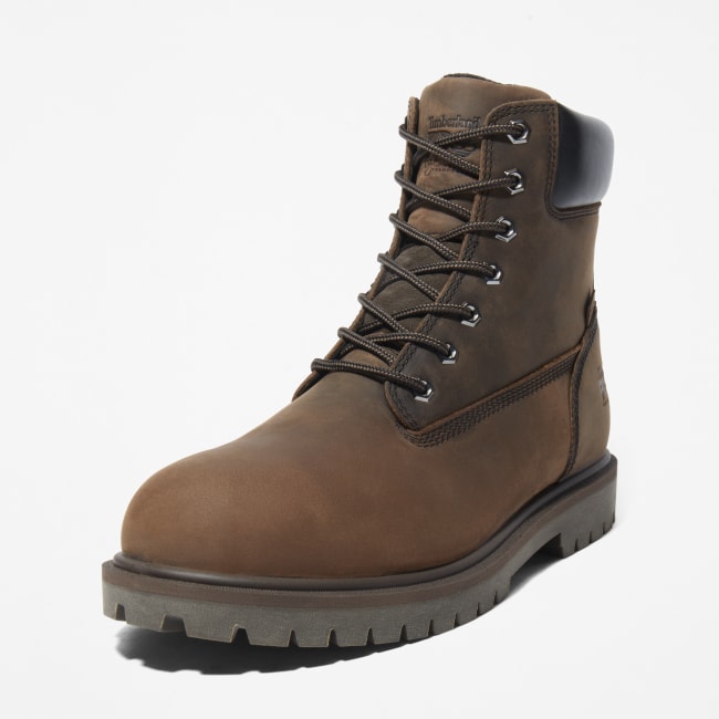 Timberland PRO® Iconic Waterproof Alloy Safety-Toe Work Boot for Men in Brown