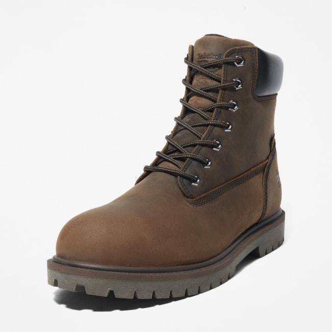 Timberland PRO® Iconic Waterproof Alloy Safety-Toe Work Boot for Men in Brown