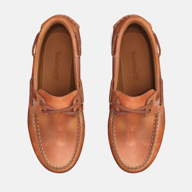 Classic Boat Shoe for Women in Light Brown
