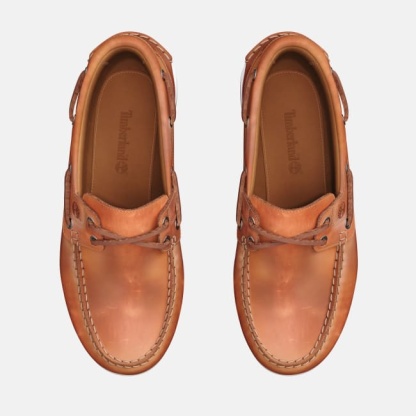 Classic Boat Shoe for Women in Light Brown