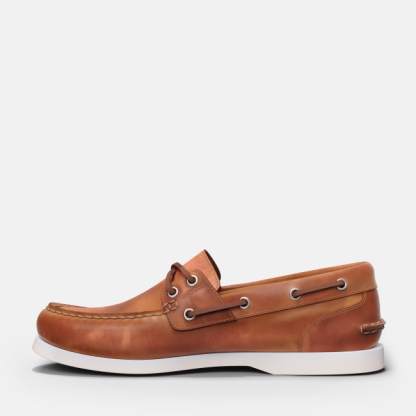 Classic Boat Shoe for Women in Light Brown