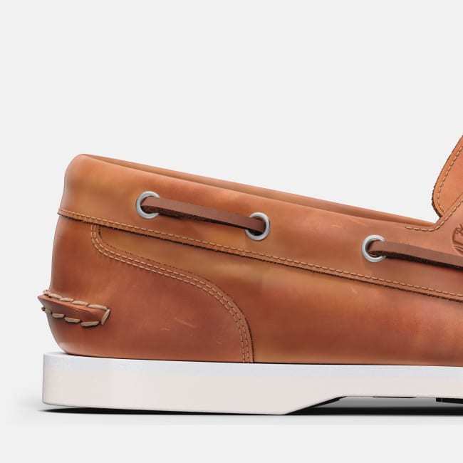 Classic Boat Shoe for Women in Light Brown