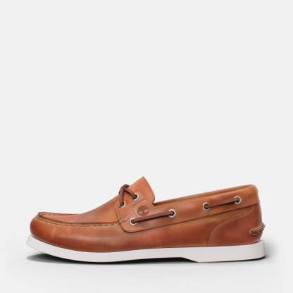 Classic Boat Shoe for Women in Light Brown