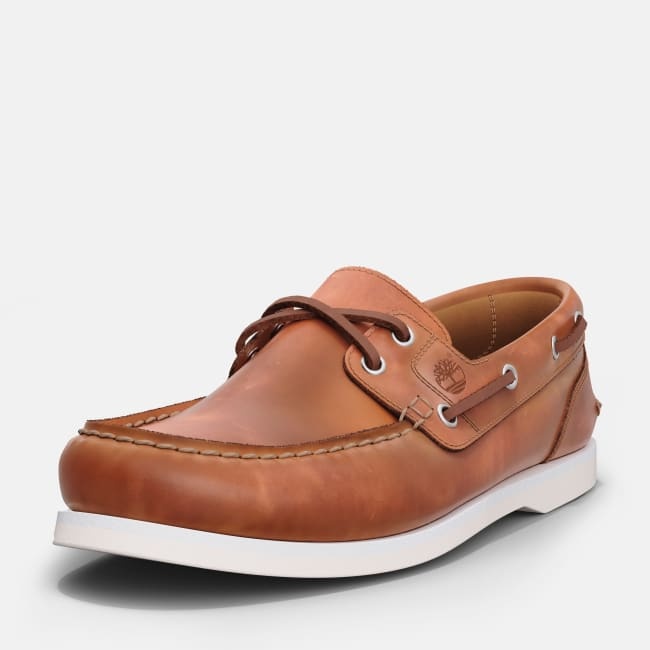 Classic Boat Shoe for Women in Light Brown