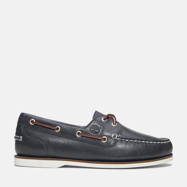 Classic Boat Shoe for Women in Dark Blue