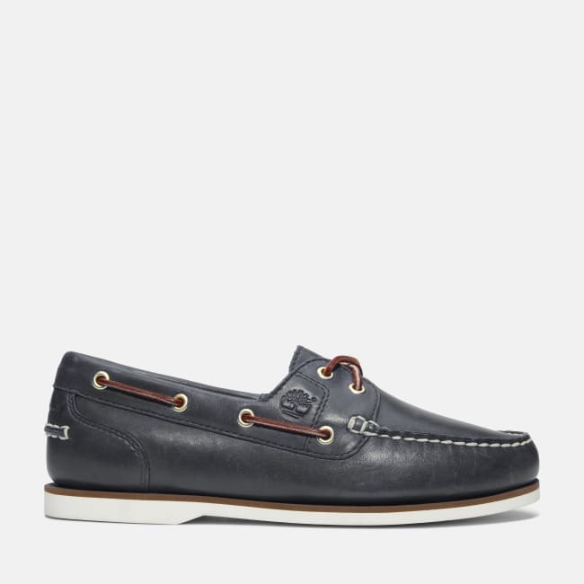 Classic Boat Shoe for Women in Dark Blue