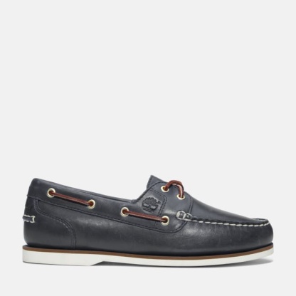 Classic Boat Shoe for Women in Dark Blue