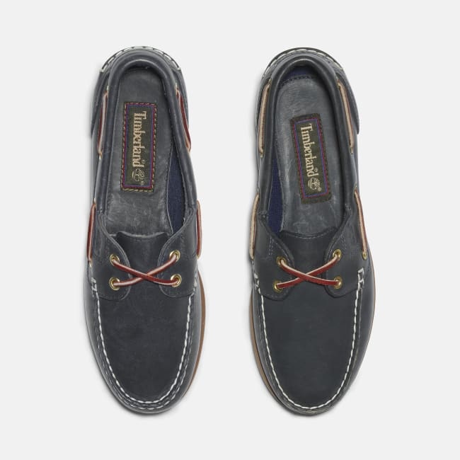 Classic Boat Shoe for Women in Dark Blue