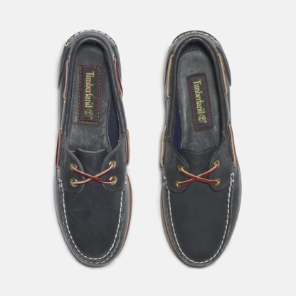 Classic Boat Shoe for Women in Dark Blue