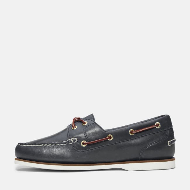 Classic Boat Shoe for Women in Dark Blue