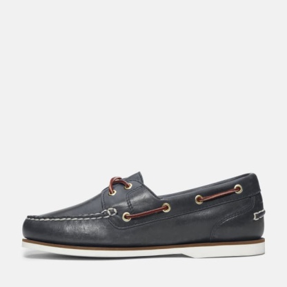 Classic Boat Shoe for Women in Dark Blue