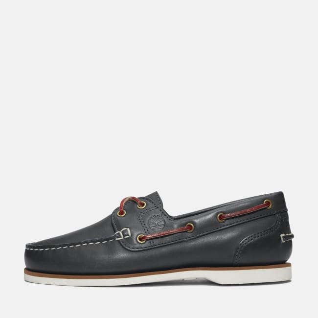 Classic Boat Shoe for Women in Dark Blue