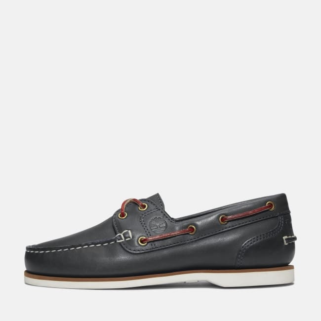 Classic Boat Shoe for Women in Dark Blue