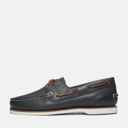 Classic Boat Shoe for Women in Dark Blue