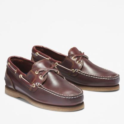 Classic Boat Shoe for Women in Brown