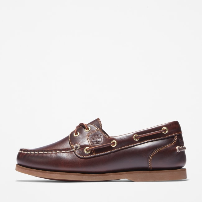 Classic Boat Shoe for Women in Brown